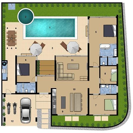 Villa Desi Bang Tao Beach  Exterior photo